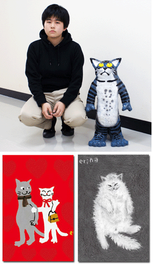 猫の足あと 山下絵理奈 イラストレーター 北海道 札幌